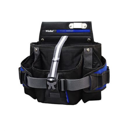 Opened Double Layers Tool Bag, Convertible to Waist bag, Multiple Carry Ways - Opened Double Layers Waist Tool Bag, Multiple Carry Ways